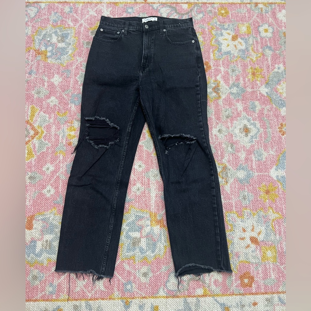 black Abercrombie Jeans size 29
